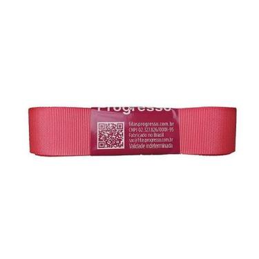 Imagem de Fita Gorgurão Progresso 22mm nº5 - 10m Cor 1388 Rosa Camelia - 01 unid