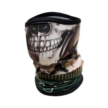 Imagem de Bandana Máscara Pesca King Brasil Army 301 Conforto Térmico e Proteção