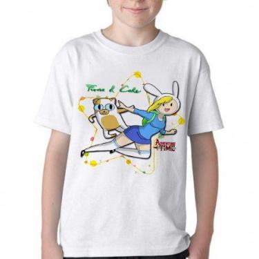 Imagem de Camiseta Infantil ou adulto  Adventure Time Fiona Cake Blusa Criança t