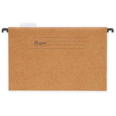 Imagem de Pasta Suspensa Marmorizada Plastificada com Haste Plástica - Pacote co