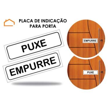 Imagem de Puxe Empurrre Porta Vidro Escritório Sala Salão Beleza Consultório Den