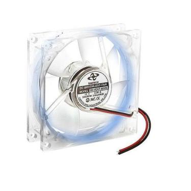 Imagem de Ventilador Ventoinha  Micro Cooler Led Azul 80 x 80 x 25mm - Rontek 