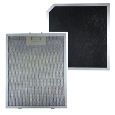 Imagem de Filtro Coifa Fischer Talent 60cm Touch 1 Alumínio + 1 Carvão - Valtec 
