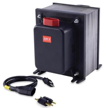 Imagem de Autotransformador Slim Premium Bivolt com Fusível Rearmável 3000VA 20A