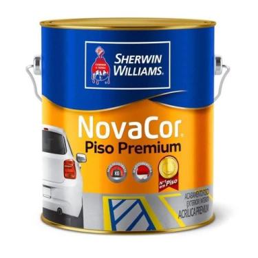 Imagem de Tinta Piso Premium NovaCor 3,6L - SHERWIN WILLIAMS, Amarelo Demarcação