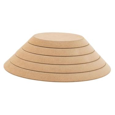 Imagem de UGPLM 5x modelos de cerâmica de corcunda, modelos de placa de prato, artesanato diy, modelos de grossa para construção manual, placa de prato de