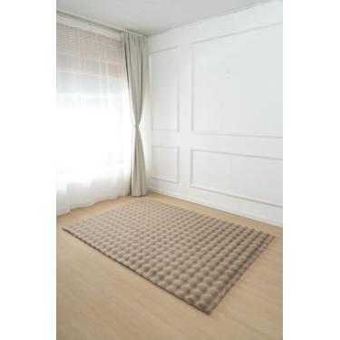 Imagem de Tapete Pelo Alto Ondulado Waves 200x240cm - Jolitex - Bege