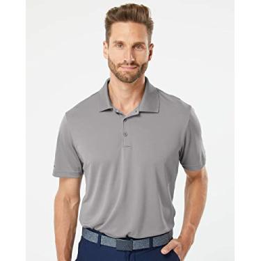 Imagem de Camisa esportiva masculina Adidas Performance (A230) - Cinza Três - G