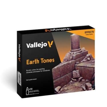 Imagem de Vallejo Earthtone Colors Paint Set, 17ml