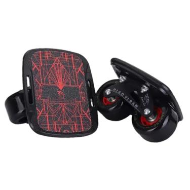 Imagem de YIJU Placa de patins de deriva de estrada de rolo portátil, resistente, profissional, placa de deriva de skate dividida para meninos meninas adultos, Placa Abs