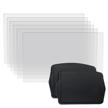 Imagem de Aladrs 6Pcs Fep Film Com 2Pcs Resin Tank Covers Vat Lid Para Elegoo Mars 3 Mars 3 Pro Resin 3D Printer 200X140X0.15Mm