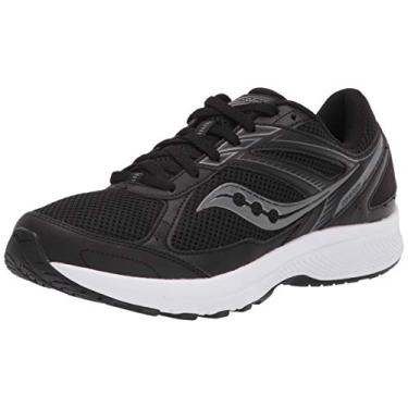 Imagem de Saucony Tênis de corrida masculino Cohesion 14 Road, Preto/branco, 7.5