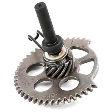 Imagem de Minho Roda dentada do eixo da engrenagem de marcha lenta de partida da motocicleta compatível com Gy6 50 125 150cc Moped 139qmb peças de motor (roda dentada traseira)