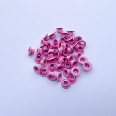 Imagem de Ilhós Aluminio nº 54 Rosa Chiclete 3/16 polegadas 1206 - 50 unidades -