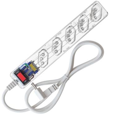 Imagem de Dps + Filtro De Linha Iclamper Energia 5 Tom. Transp. Clamper