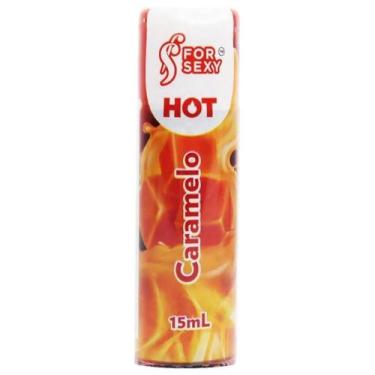 Imagem de Gel Hot Comestível Caramelo Saboroso 15Ml For Sexy