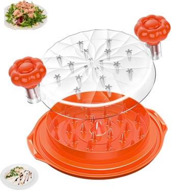 Imagem de Ferramenta trituradora de galinha torcer 25 cm com escova. Máquina trituradora profissional, base antiderrapante, alça ergonômica, livre de BPA, lavável na máquina de lavar louça, perfeita para