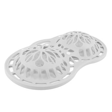 Imagem de Sacos de Lavagem de sutiã, Saco de Secador de Protetor de Roupa Interior Com Botões de Pressão para Máquina de Lavar Roupa A A 36D Sacos de Lingerie de Silicone (Cinza)