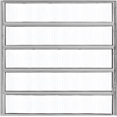 Imagem de Basculante 1,00 x 0,80 alumínio brilhante - Alfa Esquadrias, Único