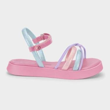 Imagem de Sandália Infantil Bibi Plataforma Rosa-Feminino