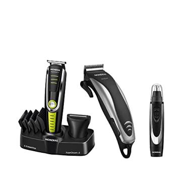 Imagem de Kit Especial Barber Mondial KT87 Preto 220V