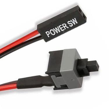 Imagem de Botão Power Sw Reset On Off Interruptor Ligar Gabinete Pc