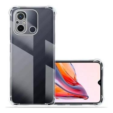 Imagem de Capa Capinha Anti Impactos Para Xiaomi 12C 4G Transparente com Bordas 
