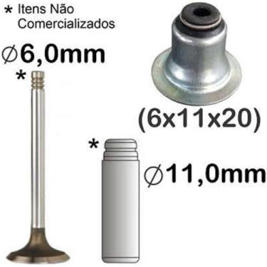 Imagem de Jogo de retentores da haste de válvula S10 2014 a 2024 - BASTOS