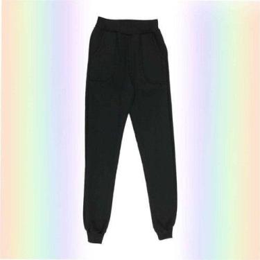 Imagem de Calça Moletom Com Punho Infantil Bebê Inverno Menina - Paraíso Do Conj