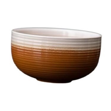 Imagem de ＫＬＫＣＭＳ Tigela de chá com matcha de cerâmica, utensílios artesanais, 500 ml, cerimônia de chá Matcha Misturando tigela tradicional para os amantes de chá da, Limpador de Thread Branco