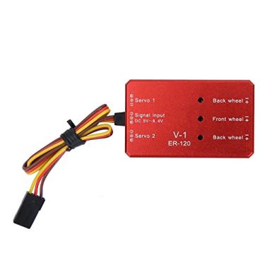 Imagem de Trem de pouso retrátil, retrátil elétrico de liga JP Hobby ER 120 para acessório RC de aeronaves de asa fixa (controlador)