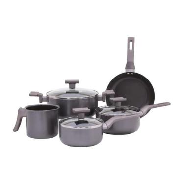 Imagem de Conjunto de 5 panelas sartin cook grafite 8134 Mimo style