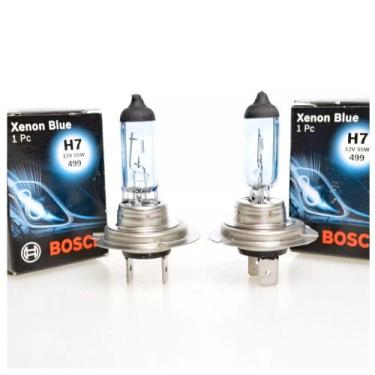 Imagem de Nova Par de Lâmpadas Farol Original Bosch Xenon Blue H7 12v 55w