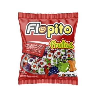 Imagem de Pirulito Flopito Frutas 400g Florestal