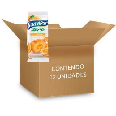 Imagem de Bolinho suavipan zero açúcar laranja recheado com laranja contendo 12 