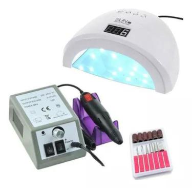 Imagem de Cabine Sun 5 Uv Led 48w + Motor para unhas Lina Mercedes2000