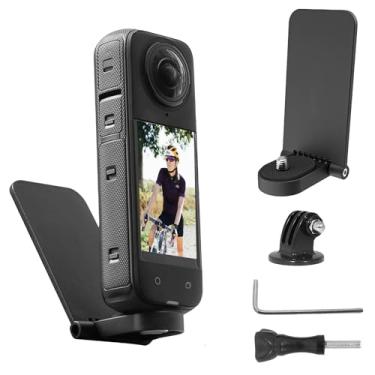 Imagem de Suporte magnético Insta 360 X5, com parafuso de 1/4 de suporte de base de mesa, acessórios para câmera para Insta360 X5 X4 X3 X2 X ACE Pro RS R GO 3S, Go Pro Hero 13 12 e DJI OSMO Action 5 Pro 4 3 2