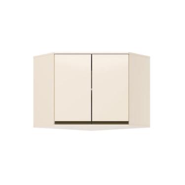 Imagem de Aéreo Canto Oblíquo 02 Portas Connect Off White - Henn
