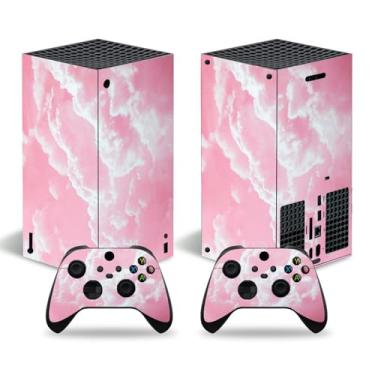 Imagem de Adesivo Skin para Xbox Series X Digital Edition, capa de decalque de vinil para console e controle (nuvens)