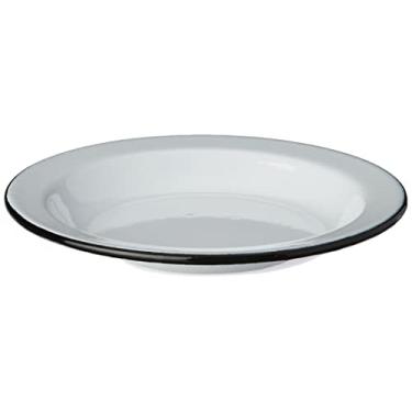 Imagem de Prato Fundo 22 Esmaltado Branco - 500 ml - Linha Ewel