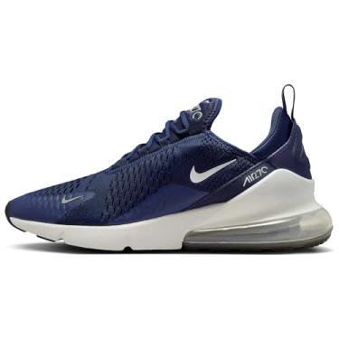 Imagem de Nike Tênis masculino Air Max 270, Azul-marinho meia-noite/preto/horizontal/branco, 39