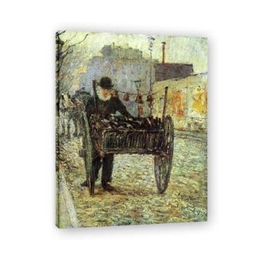 Imagem de Impressões em tela famosas, "garrafa velha", reprodução impressa em tela, reproduções de arte clássica, decoração de parede moderna para sala de estar escritório. Moldura interna 50 x 65 cm - 19,6 x