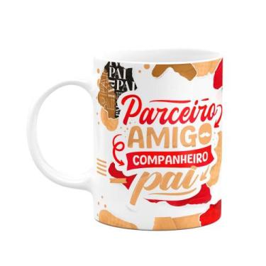 Imagem de Caneca dos Pais - Parceiro, amigo, companheiro - M3 - 325ml - JPS INFO