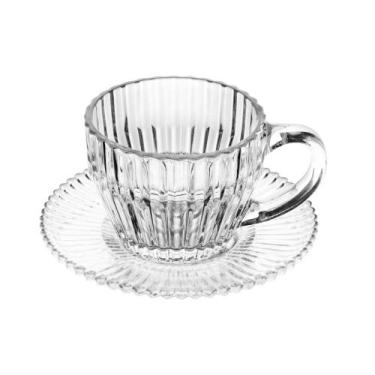 Imagem de Xícara de Café com Pires Cristal Imperatriz 110ml Wolff