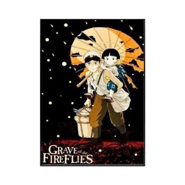 Imagem de Miyazaki Ghibli Anime Grave of the Fireflies Canvas Wall Art Poster Im