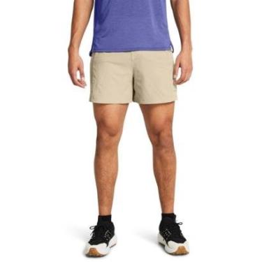 Imagem de Shorts de Trilha Masculino Under Armour Launch Trail 5 M Bege-Masculino