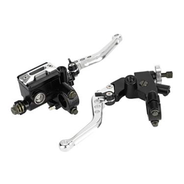 Imagem de Alavancas de Cilindro Mestre de Motocicletas Ajustáveis, Ajuste Universal para, Alumínio CNC, Espelho Retrovisor, Instalação Fácil, Ajuste de Distância de Seis Genes, Plugue de