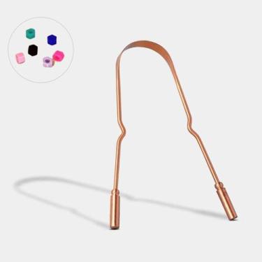 Imagem de Raspador Limpador D Lingua 100% Cobre Puro C Identificador - iTS Elo