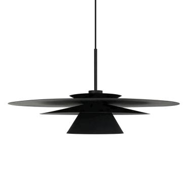 Imagem de Pendente Tutu Preto 60cm 1GU10 539 Itamonte