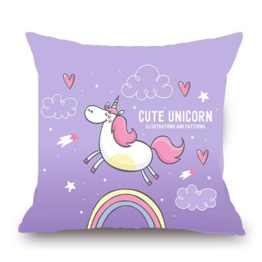 Imagem de Almofada Unicornio Lilás